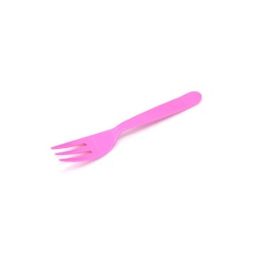일회용 샐러드포크 (TY) 핑크 벌크포장 12cm 4.000개(박스)