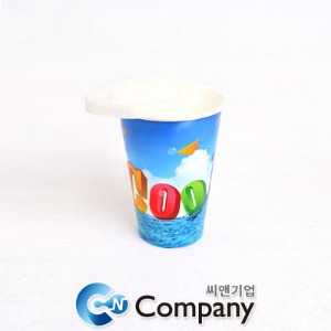 일회용 음료수컵,슬러시 12온스 쏘쿨 500개세트(컵,뚜껑)