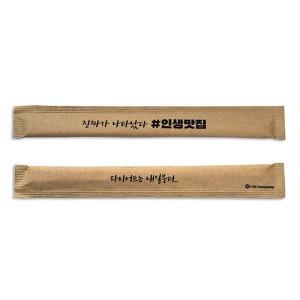 크라프트 일회용젓가락 인생맛집 7치 박스1500개